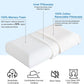 YOUR MOON Memory Foam Travel Pillow, Pure Cotton Cover, Compressible Camping Pillow for Sleeping, Portable Backpacking Support Pillows for Hiking, Car & Airplane (Off White)