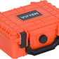 MEIJIA Portable All Weather IP67 Waterproof Protective Case, Hard Case,Camera Case With Customizable Foam,Fit Use of Drones, Cameras,Equipments, 8.12”x6.56”x 3.56” (Orange)