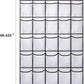 35 Pockets Over the Door Shoe Organizer, Hanging Shoe Organizer for Door with 35 Mesh Pockets Large Capacity Shoe Hanging Storage Bag with 4 Metal Hooks (White-1Pack)