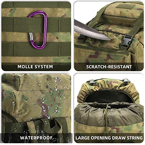 70L Camping Hiking Military Tactical Backpack Outdoor Water