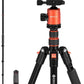GEEKOTO 77’’ Tripod, Camera Tripod for DSLR, Compact Aluminum Tripod with 360 Degree Ball Head and 8kgs Load for Travel and Work