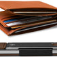 PROOF Wallet | Slim Minimalist Wallets for Men | Leather & Metal | RFID Wallet | Front/Back Pocket | Gift Box | Veteran Owned