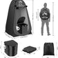 Portable Toilet Kit, Camping Toilet with Pop-Up Privacy Tent and Poo Gel Toilet Bags, Washable Portable Outdoor Showers Changing Rooms