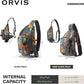 Orvis Mini Sling Pack (26B2) Shoulder Strap Tackle Backpack - Fly Fishing Tool Bag of 100% Recycled ECO CORDURA Fabric With TPU Coating, 5-Liter Capacity and Internal Features, Fishe Unbound Brown - One Size