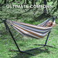 Double Hammock with Stand for Outside