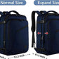 MATEIN Backpack for Travel, 27L Water Resistant Carry on Backpack Fits Overhead Bin, Convertible Work Daypack with 2 Handles, Hiking Daypack for Outdoor Sport,Travel Gifts for Men Women, Blue