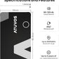 ATUVOS Wallet Tracker Finder Card, Ultra-Thin 1.6mm & 3-Year Battery, Smart Bluetooth Tracker Works with Apple Find My (iOS Only), Item Locator for Luggage Tags, Passports, IP67 Waterproof, 1 Pack