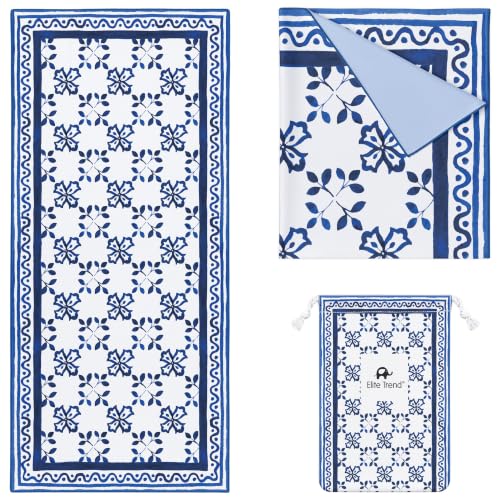 Microfiber Beach Towel for Adults with Bag