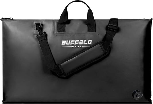 Buffalo Gear Fish Tournament Weigh in Bag for Bass Fishing, Heavy Duty Fish Bag for Caught Fish Waterproof,Leakproof,Puncture Resistant