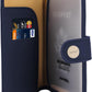 ZOPPEN Passport Holder Women Men, Passport Cover Travel Wallet Rfid Blocking Passport Wallet Cover Case Travel Essentials Document Organizer, Navy Blue