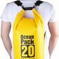 Dry Bag Waterproof Backpack 5L/10L/20L/30L Roll Top Waterproof Bag,Floating Dry bags for Kayaking,Swimming,Boating,Camping,Beach.