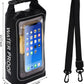 IP68 Waterproof Dry Bag, 2L - Roll Top Waterproof Pool Bag，Dry Bags for Kayaking Waterproof-w/Phone Pouch,Large Waterproof Phone Pouch,Boating & Kayak Accessories Camping (Black)