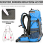 King'sGuard 60L Hiking Backpack Lightweight Camping Backpack with Rain Cover Large Waterproof Packable Outdoor Trekking Travel Backpack for Men Women (Blue) - Roamly