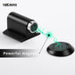 1 Pack Magnetic Door Stoppers Retractable Bottom of Door Holder No Drilling Mount Floor Door Stop with Screws and Adhesive Catch Door Keep Door Open Matte Black MB-1