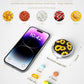 Pill Box, 3 Compartment Portable Travel Medicine Box with Mirror, Compact and Cute, Fits in Purse and Pocket, Medicine and Vitamin Organizer (Sunflowers)