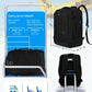 ECOHUB 30L Carry on Travel Backpack for Men Women 18x14x8, 17 inch Expandable Airlines Personal Item Bag Water Resistant Laptop Backpack Flight Approved with USB Slot & Wet Pocket, Black