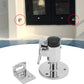 Door Stopper Wall Mounted with Self-Locking Hook Windproof Heavy Duty Marine Grade 316 Stainless Steel Door Catch for Yacht RV Home Office (with Screws)