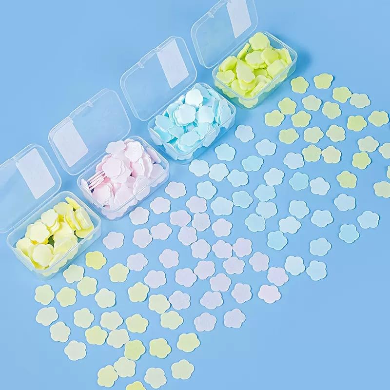 3 Boxes 300Pcs Portable Hand Washing Soap Sheets