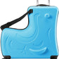 Kids’ Storage & Ride-On Travel Organizer – Dual-Purpose Children’s Suitcase for Home & Travel, Checked size 25 Inch, Blue