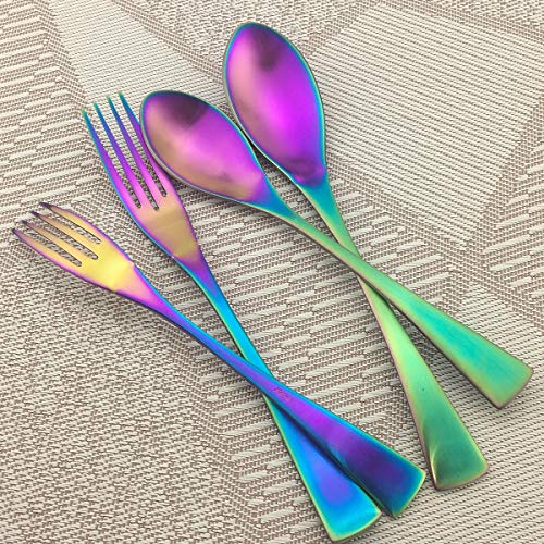 Rainbow Silverware Set