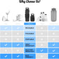 Nefeeko Collapsible Water Bottle, Reuseable BPA Free Silicone Foldable Water Bottles for Travel Gym Camping Hiking, Portable Leak Proof Sports Water Bottle with Carabiner