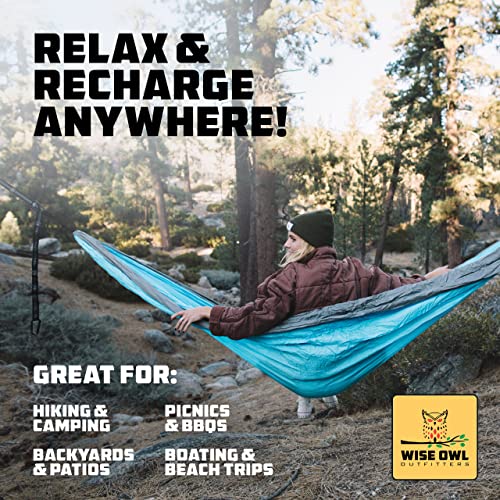 Hammock for Camping Double Hammocks Gear for The Outdoors Backpacking Survival or Travel