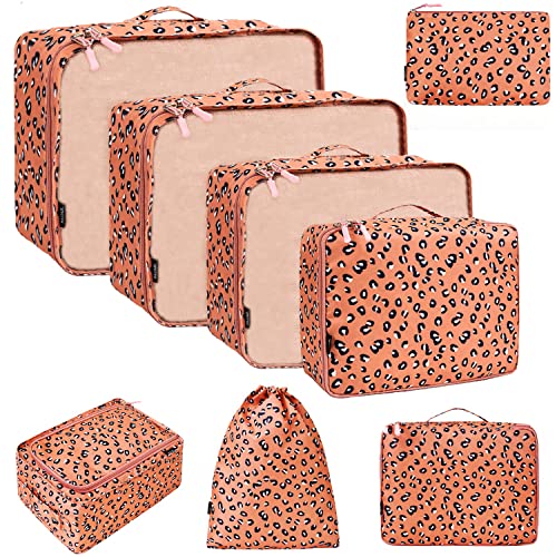 8 Set Packing Cubes Luggage Packing Organizers for Travel Accessories