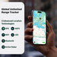GlocalMe KeyTracker Global GPS Tracker for Luggage, Vehicles, Car, Kids, Wordwide Positioning Unlimited Distance Item Finder, Real Time Tracking with 6 Location Technologies