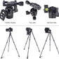 AOKA 28in/1.1lb Mini Portable Carbon Fiber Tripod, Lightweight Compact Travel Tabletop Tripod Stand for Phone，Camera，Camcorder，Projector，Webcam, with Metal Phone Mount & Center Column