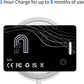 Wallet Tracker Card, Rechargeable Bluetooth Tracker with Apple Find My iOS Only Thin Wallet Finder GPS Tracker IP68 Waterproof Item Locator for Luggage, Keys, Bags, Passports and More