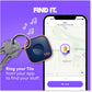 Tile by Life360 Mate - Bluetooth Tracker, Keys Finder and Item Locator for Keys, Bags and More. Phone Finder. Both iOS and Android Compatible. 1-Pack (Pink Punch)