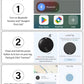 Android Tracker Tags, Works with Google Find My Device App (Android only), Key Finder Item Locator Tracking Device Smart Tags for Luggage, Wallet, Vehicles, Keys (Multi-Color, 4 Pack)