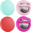 for Air Tags-4 Pack Apple Kids Hidden, for Airtag Holder for Kid, for AirTag Hidden Kid Holder with Invisible Pin, Anti Lost, for Kids, Elderly, Luggage, Clothing (Mint Green Red Rose Pink)