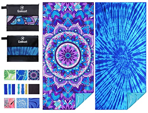 Microfiber Beach Towel Oversized 71x32 (2 Count)