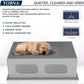 TORVA 15 x 17 Inch Undermount Kitchen Sink, Premium 304 Stainless Steel Bar Sink - 9 Inches Deep Basin Single Bowl Sink