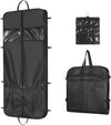 Zilink 60” Travel Garment Bags for Hanging Clothes Waterproof Long Garment Bags for Dresses with Accessory Pouch Suit Travel Bags with Adjustable Handles and Buckles for Suit Tuxedos Dresses Gowns