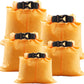 Pimoys 5 Pack Waterproof Dry Sacks, Lightweight Outdoor Dry Bags Ultimate Dry Bags for Kayaking Rafting Boating Camping (1.5L, 2.5L, 3.5L, 4.5L, 6L)