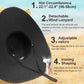 Beach Hats for Women Big Straw Wide Brim Summer Hat Floppy Foldable Roll up Cap Sun Hat UPF 50+