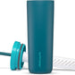 LifeStraw Go Series Tumbler – Double Wall Insulated Stainless Steel Water Filter, Laguna Teal, Designed for Everyday Use, Removes Bacteria, Parasites, Microplastics, and Improves Taste