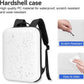 SOKOK Carry On Travel Backpack Waterproof Business Backpack with Laptop Compartment, Slim Hardshell Computer Backpack for Men and Women, White