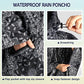 Waterproof Rain Poncho for Women Packable Hooded Raincoat with Pocket