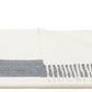 Amazon Basics Room Decor Throw Blanket, Lightweight and Cozy in Polyester, Ivory With Blue Cross-check Pattern, 50"x 60"