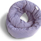 Huzi Infinity Pillow - Home Travel Soft Neck Scarf Support Sleep (Purple)