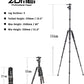 ZoMei Z669 Magnesium Aluminum Alloy Travel Camera Tripod with Ball Head for Canon,Sony,DSLR