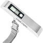 travel inspira Luggage Scale, Portable Digital Hanging Baggage Scale for Travel, Suitcase Weight Scale with Rubber Paint, 110 Pounds, Battery Included