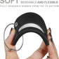 8 Pcs Luggage Tags for Suitcases, 26 Initial Letter Travel Luggage Baggage Identification Labels ID Tags Fully Bendable Tags with Stainless Steel Loop (Letter G, Black)