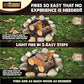Start Fires Fast with Zero Effort! The Most Powerful Fire Starter You Will Ever Use. Plant (6 Fire Starter)