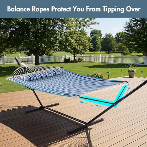 Double Hammock with 12FT Stand Included