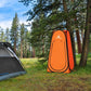 Wakeman Pop Up Changing Tent, 3.3 x 3.3 x 6.2ft, Camping Shower Tent for Portable Toilet Stall or Dressing Room with Carry Bag for Camping, Beach, or Tailgate, Polyester