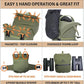 THE GUIDE BUNDLE: All Season Binocular Chest Pack Harness With 5 Piece Modular Accessory Kit: One Solution - Early Scouting To Late Season - Olive Green - Fits Up To Most 12x50 Bino